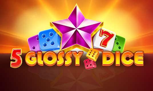 5 Glossy Dice