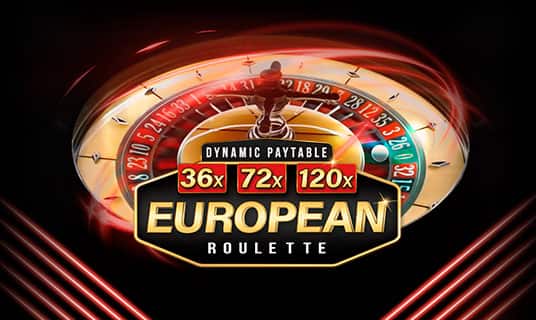 European Roulette Dynamic Paytable
