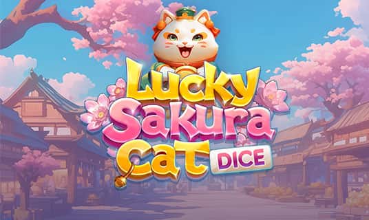 Lucky Sakura Cat Dice